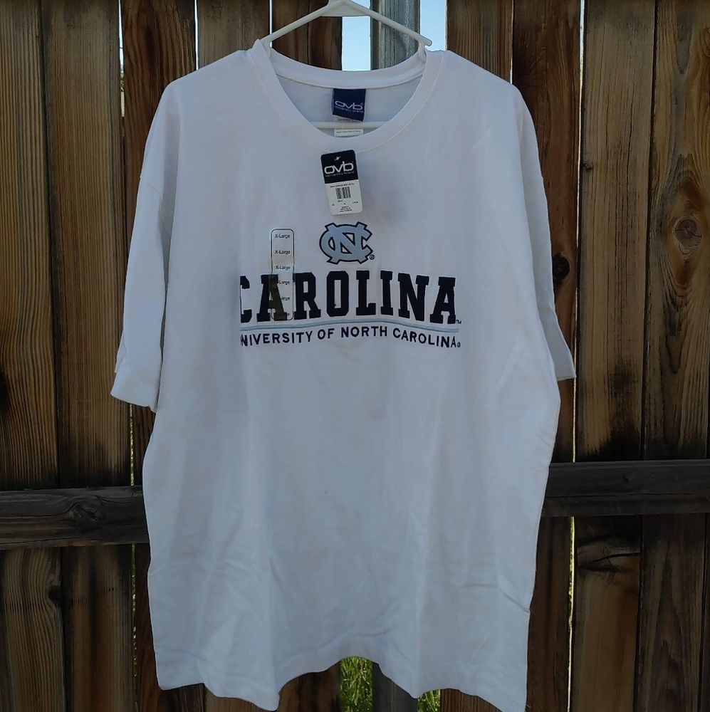 NWT North Carolina Tar Heels Embroided Shirt